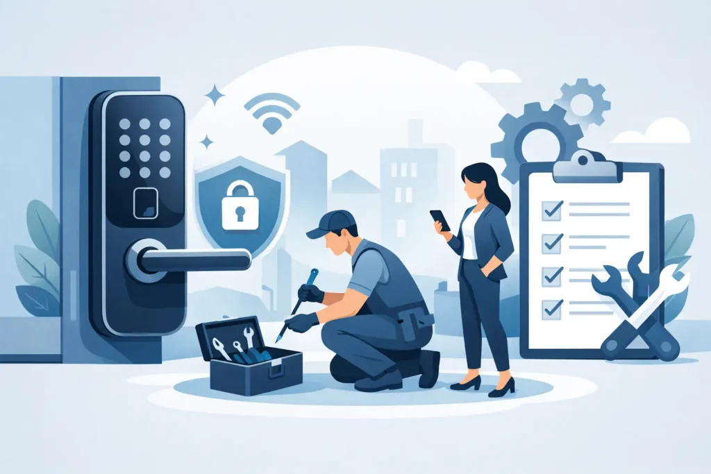 Smart Lock Maintenance Service for Lasting Access